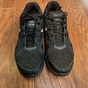 Ryka Vida RZX Running Shoe -Black & Gold -Women Size 12 - Never worn.